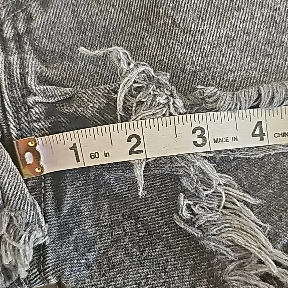 Levi's 501 Anniversary Edition Dark Wash Cut Off Denim Shorts Raw Hem W25